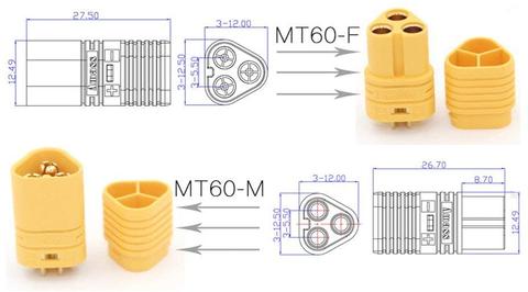 Amass MT60 Connector - 2 Sets