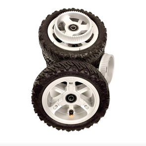 Hoyt St 7" Pneumatic Tires and Rims: Rated for Speed!