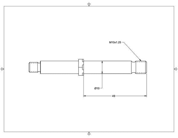 UAV / Dadbod Rear Axle - Medium